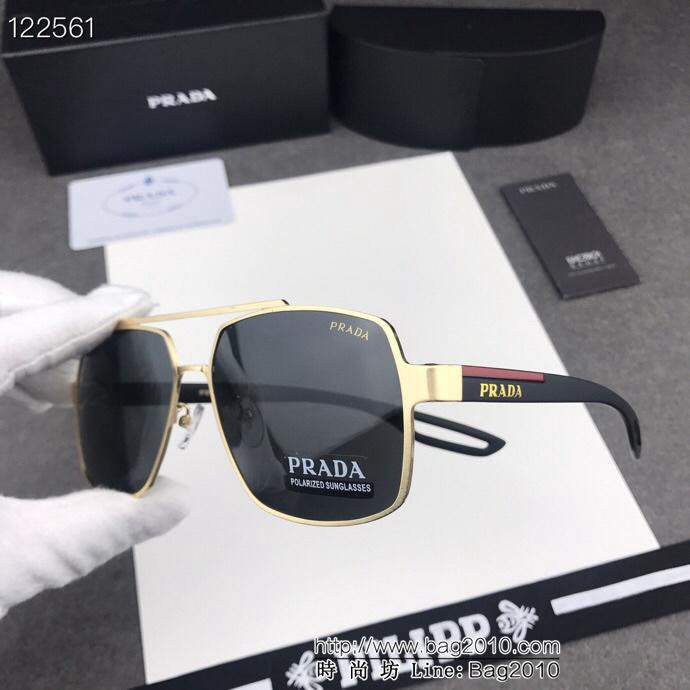 PRADA普拉達 2019春季新款 官網同步更新 原單高品質 高檔男士偏光鏡 潮流經典太陽鏡  lly1189